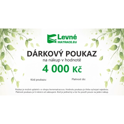 DÁRKOVÝ POUKAZ