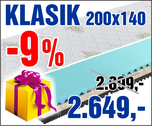 Klasik 200x140 + dárek