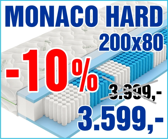 Monaco Hard 200x80