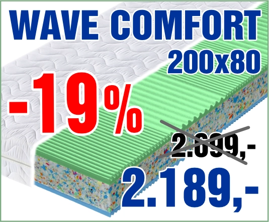 Wave Comfort 200x80