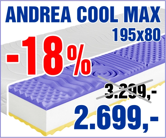 Andrea Cool Max 195x80