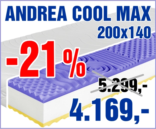 Andrea Cool Max 200x140