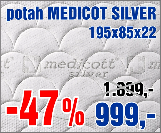 Medicot Silver 195x85x22
