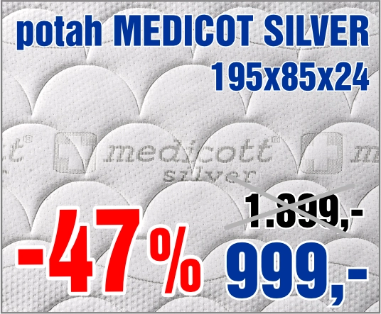 Medicot Silver 195x85x24