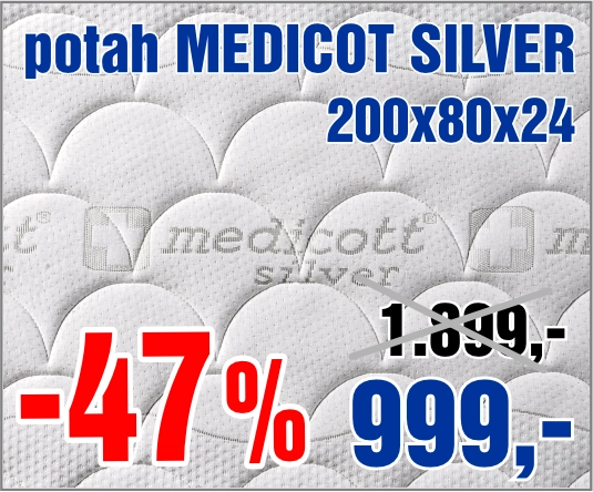 Medicot Silver 200x80x24