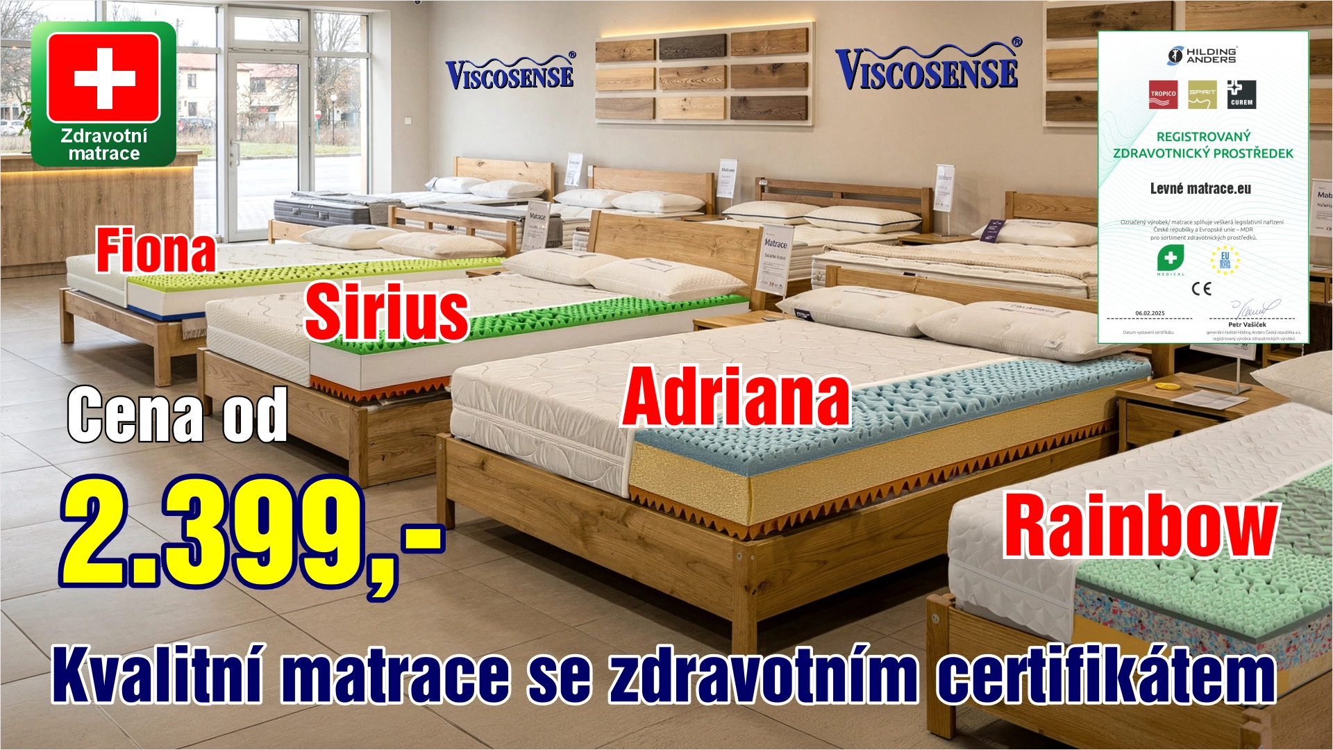 Zdravotn&iacute; matrace
