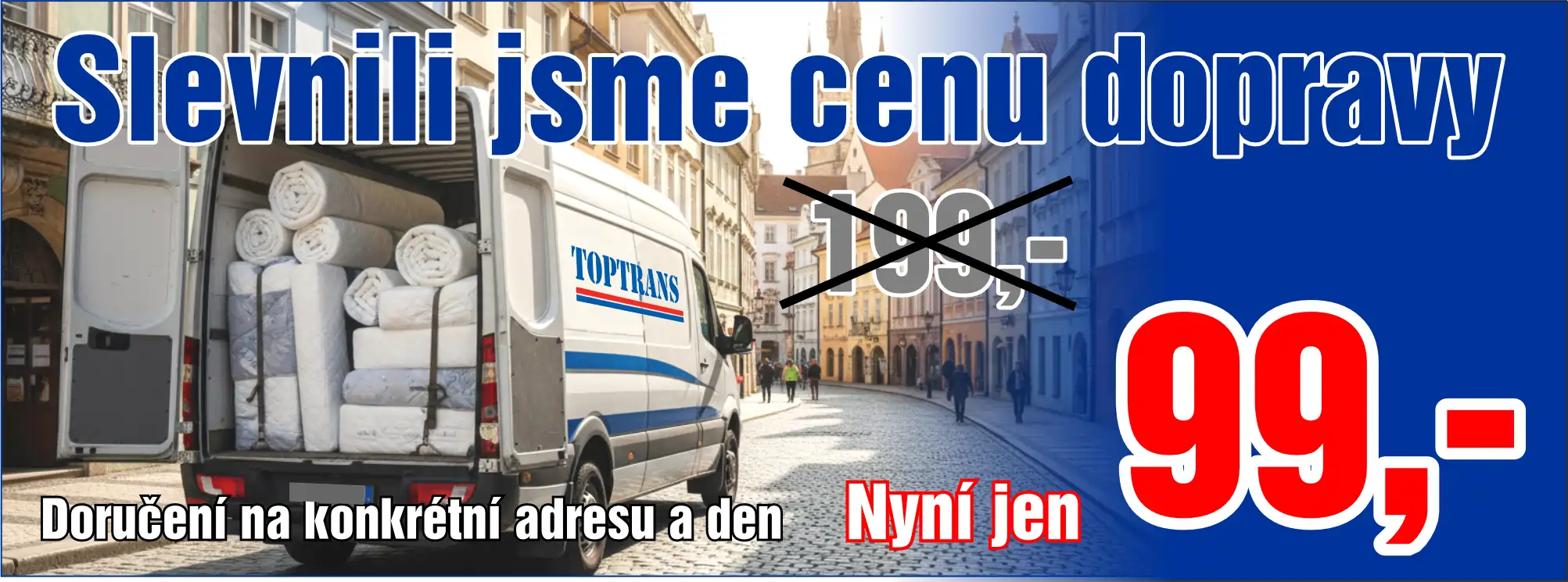 Sleva dopravy matrac&iacute;